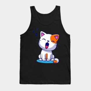 My cat is tired Tank Top